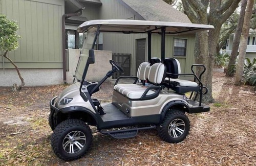 Saint Helena Island Cabaña | Fripp Haven Cottage w/Cart & Golf Course Views