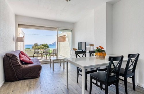 Les Sablettes Apartamento | Apartamento vista playa con terraza y wifi