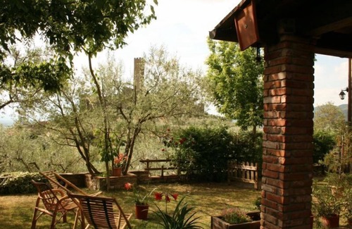 Montecchio Villa | Antigua casa de piedra con jardín privado y piscina. Posición muy panorámica. Castiglion Fio