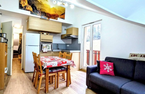 Villard-de-Lans Apartamento | T2 35m2 totalmente equipado, con balcón, en una residencia tranquila con vistas a la montaña.