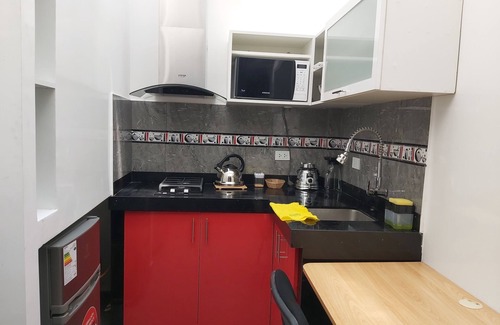 Los Cedros Apartamento | Fully equipped studio with kitchen; ideal for long stays.