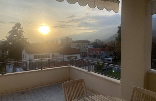 Aviano Condominio | Fully furnished new top floor condo in the center of charming Aviano w/ terrace.