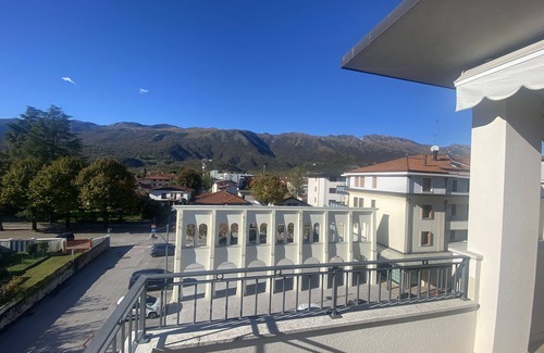 Aviano Condominio | Fully furnished new top floor condo in the center of charming Aviano w/ terrace.