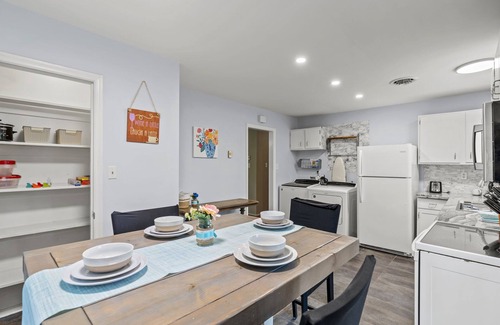 Chesterfield Casa | Fully furnished long-term home, dog-friendly, huge fenced-in backyard, office