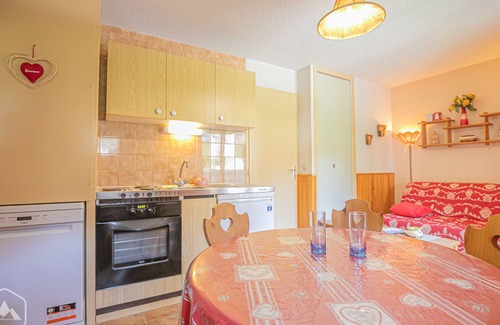 Aussois Apartamento | Estudio funcional con balcón en Aussois, 2 pers., aparcamiento incluido
