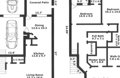 Barelas Casa | FUNKY FUN 3bd, 2. 5ba, 2 KINGS, Shfflbrd, Walk2Zoo