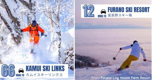 Furano Apartamento | Furano Log House Farm Resort