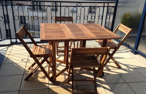 Saint-Cyr-l'Ecole Apartamento | Furnished, 2 rooms, terrace, near Versailles, ideal for executive on assignment