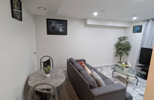 Oakbank Casa | Furnished basement with seperate entrance ,living room,washroom and kitchenette