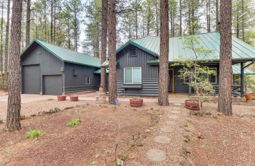 Pinetop Casa | Furnished Patio and Fire Pit Pinetop Cabin!