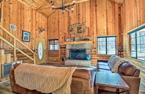 Pinetop Casa | Furnished Patio and Fire Pit Pinetop Cabin!