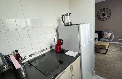 Elancourt Apartamento | Estudio-Baño en la habitacion-Apartamento-Terraza