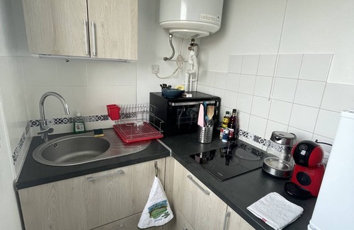 Elancourt Apartamento | Estudio-Baño en la habitacion-Apartamento-Terraza