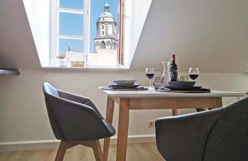 Meissen Apartamento | Fynbos Studio DG in der Altstadt, Frauenkirchenblick, Parkplatz
