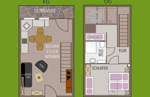 Dickel Apartamento | Gästehaus Peerhus Dönsel - jung lüüd