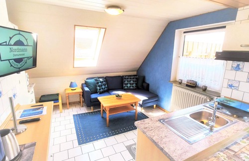 Dornumergrode Apartamento | Guesthouse Zur alten Post - Apartamento Norte