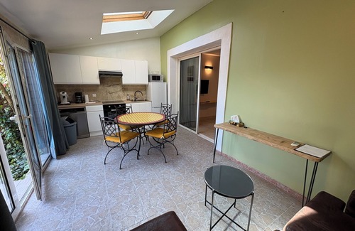 Laverune Apartamento | Gîte 4 pers 50m2 (swimming pool/Jacuzzi sauna) 10 mn from Montpellier
