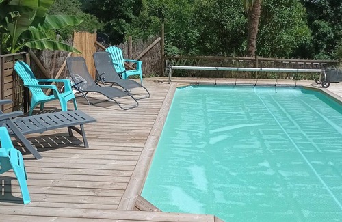Castelnau-sur-Gupie Casa | Gîte 6 Personnes Avec Piscine