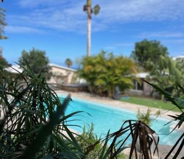 Le Portail Apartamento | Gîte Allamanda 45m2, 2 à 4 Personnes, piscine et jardin tropical