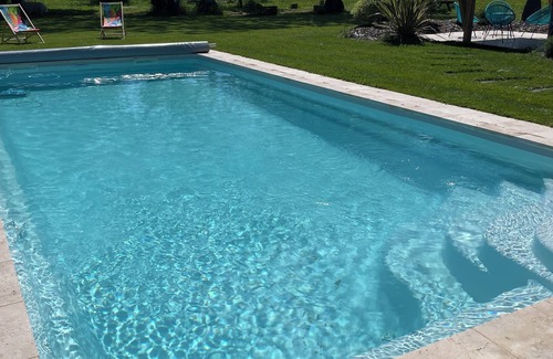 Saint-Mathurin-sur-Loire Casa | Gîte Au gré de la Loire : swimming pool and spa
