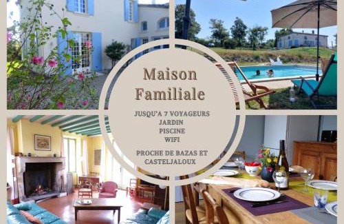 Sauviac Casa | Gîte avec piscine près de Bazas et Langon