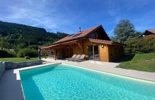 Plainfaing Chalet De Esquí | Gîte Chalet avec bain nordique et piscine 11 pers Hautes Vosges