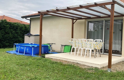 Gamarde-les-Bains Casa | Gîte de BIDAOU at the campsite 4 people air conditioning