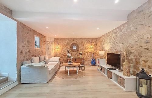 Saint-Cezaire-sur-Siagne Apartamento | Gîte Le Figuier de Saint Ce Jardinet Terrasse Vue