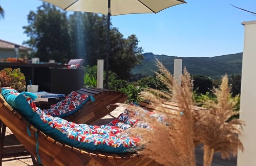 Pietracorbara Apartamento | Gîte les Alizées, ground floor, 800m from the beach