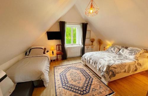Saint-Aubin-le-Depeint Casa | Gîte tout confort avec terrasse spacieuse, jardin clos et équipements modernes, à 45 mn du Mans - FR-1-381-557
