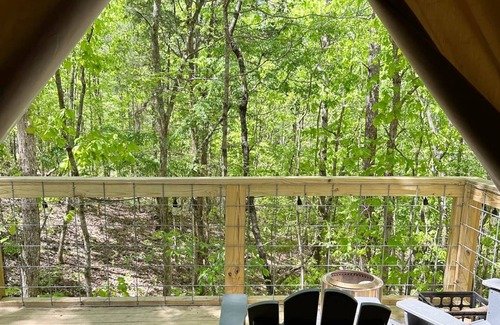 Talladega Cabina | G-4 Glamp in Bohamia - 268 acre forest retreat