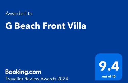 Tanjung Bungah Cama Y Desayuno | G Beach Front Villa