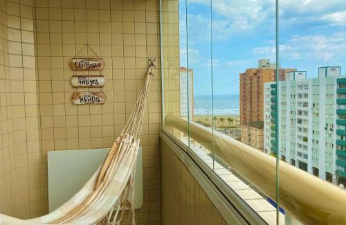 Guilhermina Apartamento | G086 - Apto vista mar na quadra da Feirinha da Guilhermina