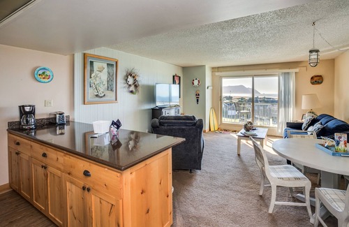 Gearhart Condominio | Se admiten mascotas con vista al mar condominio 3er piso