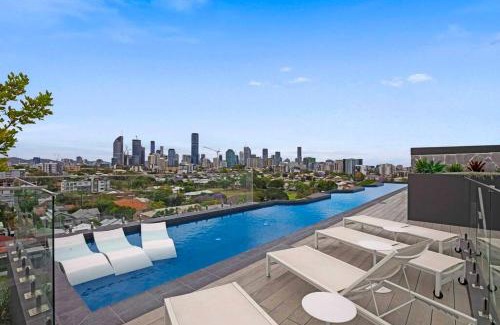 East Brisbane Apartamento | Gabba Oasis:Luxury 3BRM Apt Pool