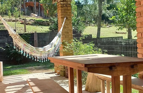 Ibiuna Cabaña | Gaia Point, accommodation, relax surrounded by nature! Closed pet area next to the house