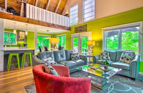 Lake Lure Casa | Game Room and Mountain Views Lake Lure Retreat!