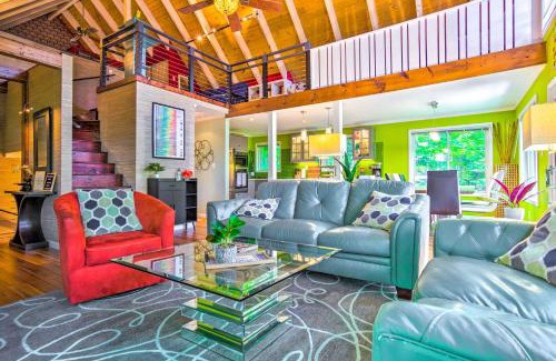 Lake Lure Casa | Game Room and Mountain Views Lake Lure Retreat!