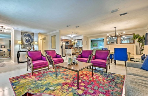 Bearss Plaza Casa | Game Room & Pool: Huge Lutz Family Retreat