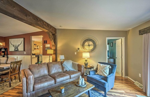 East Durham Casa | Game Room & Spacious Yard: 10-Acre Catskills Home!