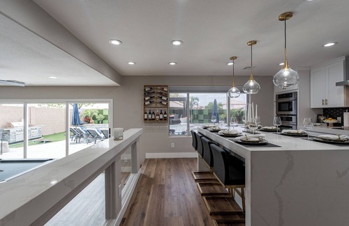 Mission Monterey Casa | Gangster 7BR/4 bath Home w/250k yard /Heated Pool/ Arcade/ & Game Room-SC