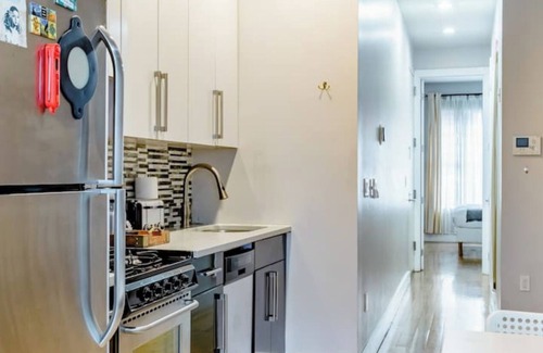 Bushwick Apartamento | Garden condo w patio in New York artistic Bushwick