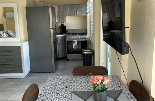 Tejas Casa | Garden view, bedroom in a newly renovated house