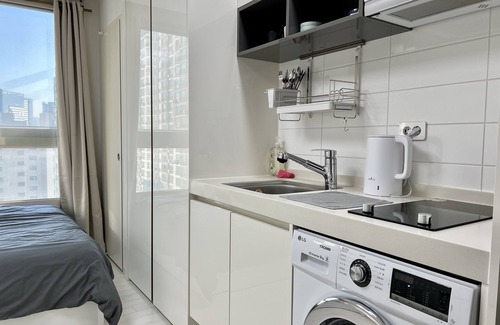 Gasan-dong Apartamento | Gasan Digital Bright & Modern Private Studio #Cityview #Sunset
