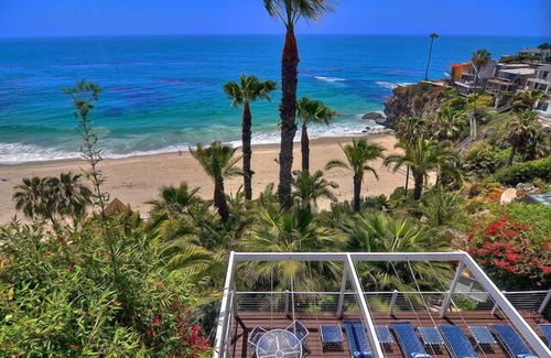 South Laguna Casa | Cerrada casa frente al mar con "factor sorpresa" Vistas y su propia playa privada