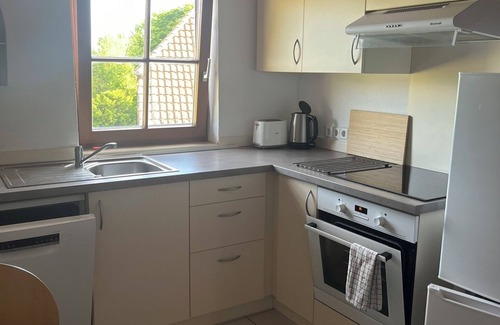 Kehl Apartamento | Gemütliche Dachwohnung in Mühle mit Blick auf Wald und Wiesen. Strasbourg 15 Min