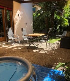 Biasca Apartamento | Gemütliche Gartenwohnung im Tessin, 70 qm