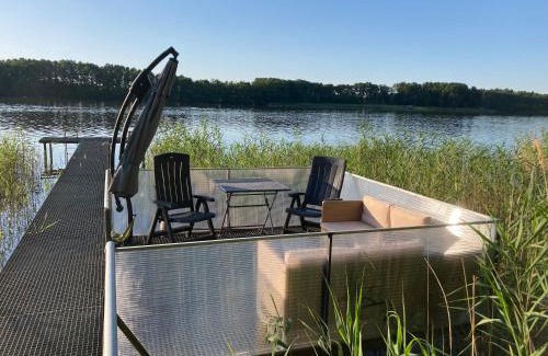 Oberhavel Casa | Gemütliches Ferienhaus am See, privater Steg, bei Berlin