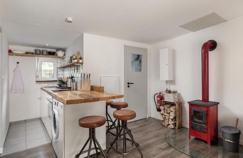 Joachimsthal Casa | Gemütliches Tinyhouse Bungalow mit Kamin & Sauna am See