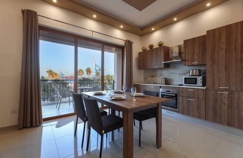 Birzebbuga Apartamento | Gem Beachfront Apt With Amazing Bay and Sea Views